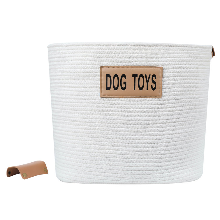 Large basket for dog hot sale toys